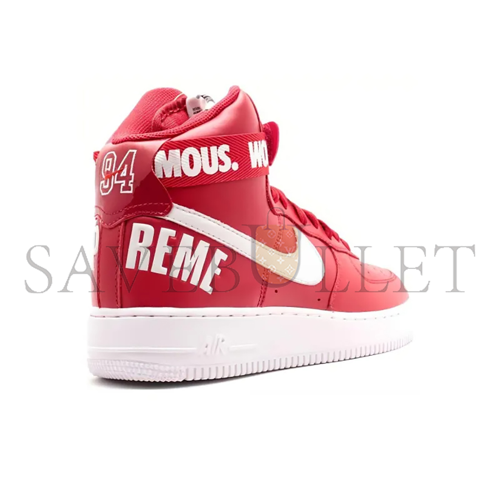 NIKE AIR FORCE 1 HIGH SUPREME WORLD FAMOUS RED 698696-610